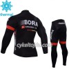Cykeltrøje Langærmet + Cykelbukser 2017 Bora-Hansgrohe Børn N003 Vinter Thermal Fleece
